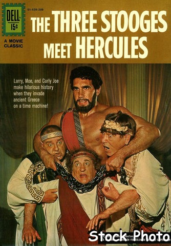 Three Stooges Meet Hercules © August 1962 Dell